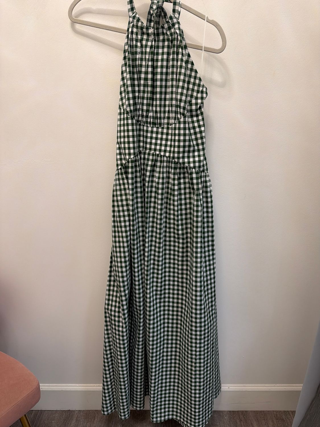 Rita Halter Dress, Color: Green, Size: L