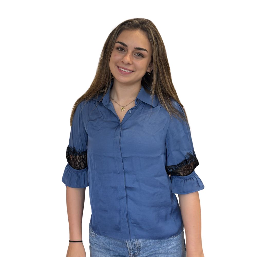 Mila Lace Insert Blouse