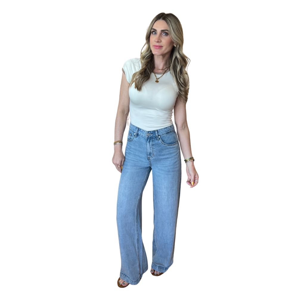 New York High Rise Wide Leg