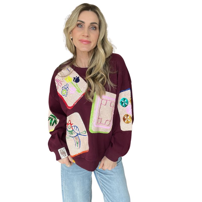 Mahjong Tile Sweatshirt