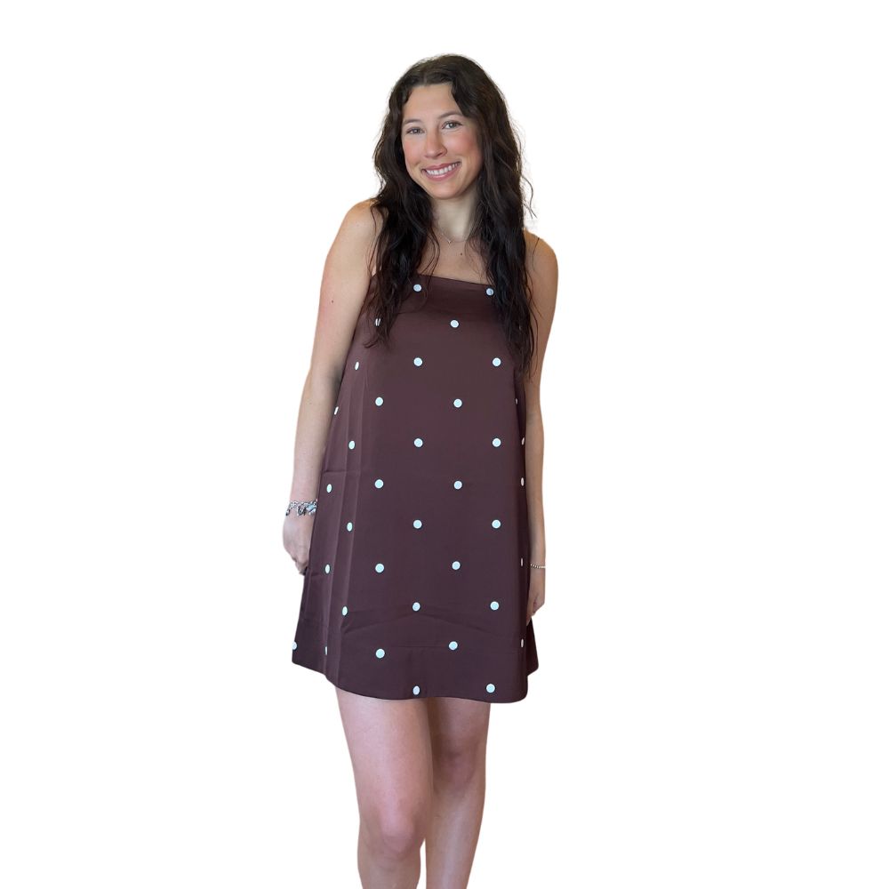 Maude Dot Mini Dress