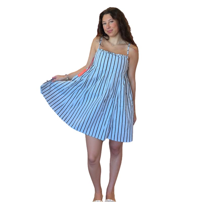 Cole Striped Mini Dress