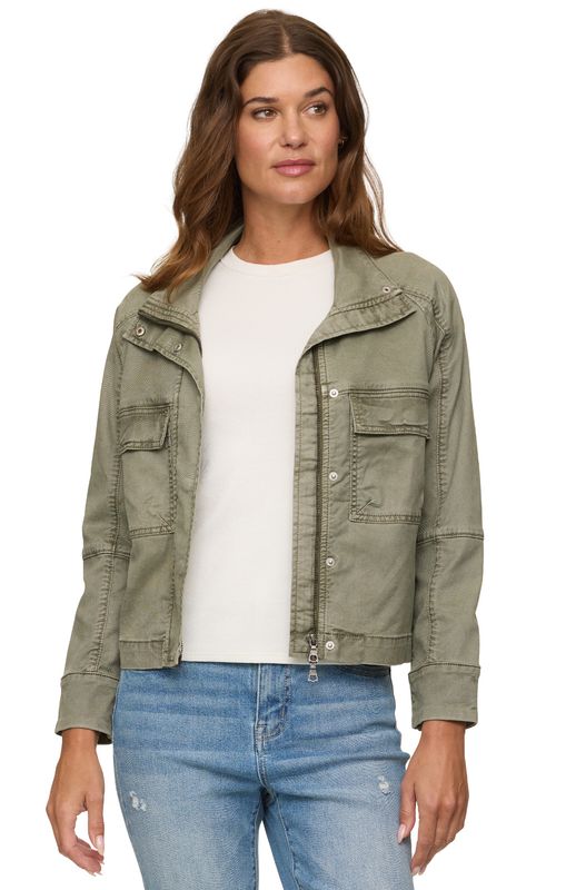 Amelia Cropped Utility Jacket