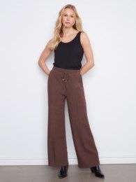 Wide Leg Pin Tuck Pants