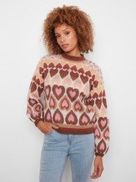 Heart Design Sweater