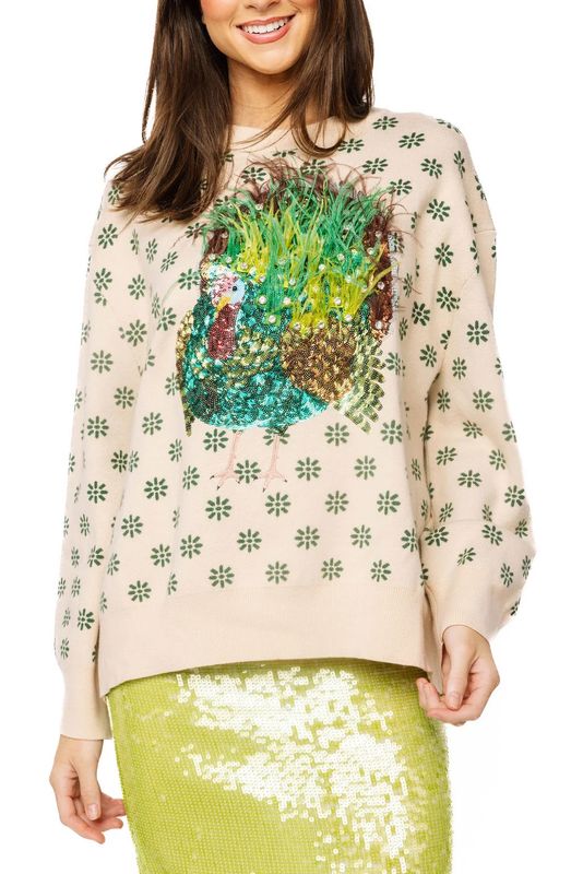 Feather Turkey Sweater