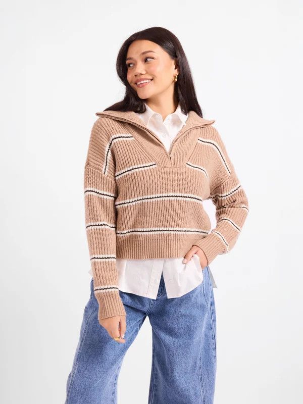 Quarter Zip Sweater