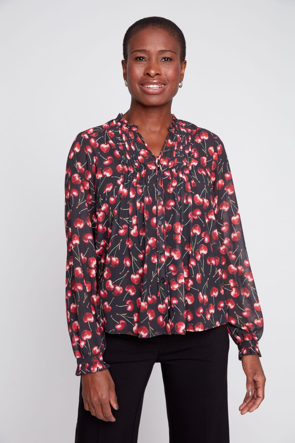 Cherry Printed Blouse