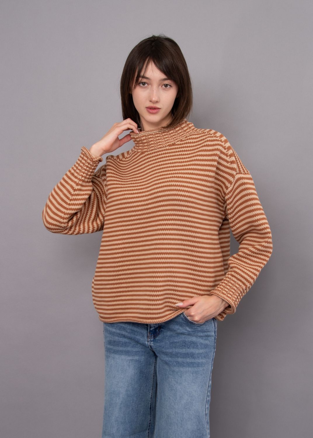 Lucretia Funnel Neck Sweater