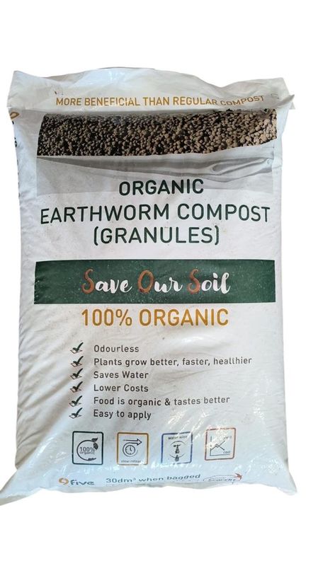 Organic Earthworm Fertiliser 3.0 -4.7mm