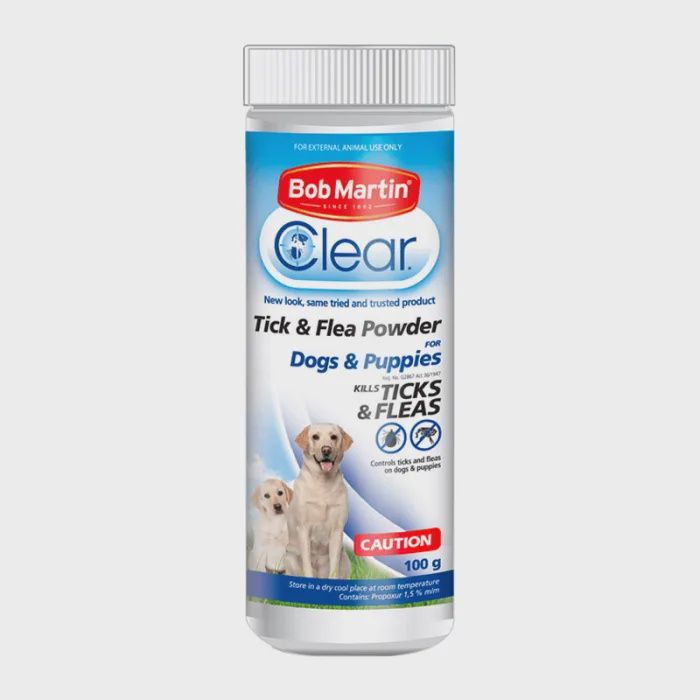 Bob Martin Pet Tick & Flea Dog Powder 100G