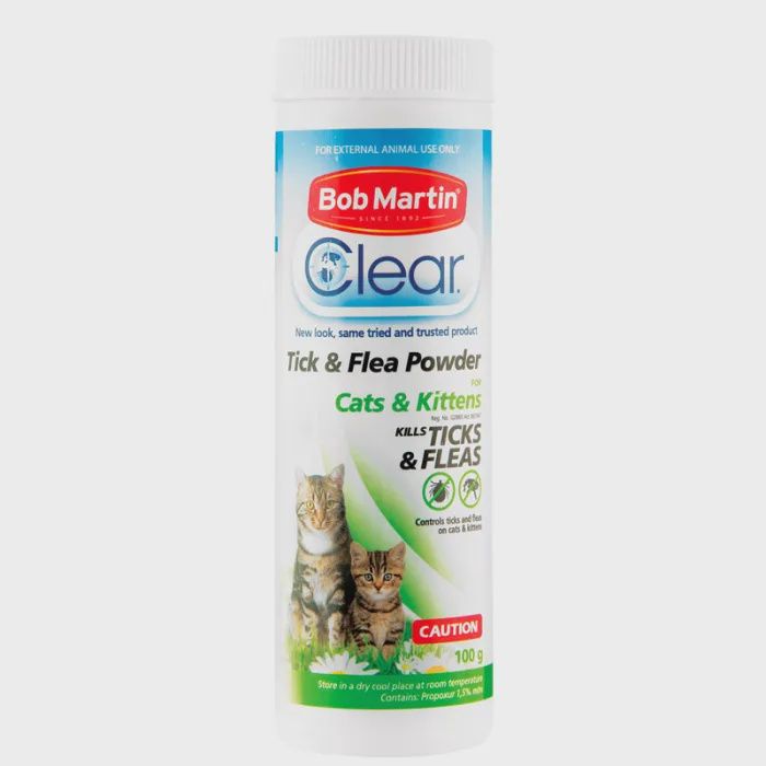 Bob Martin Pet Tick & Flea Cat Powder 100G
