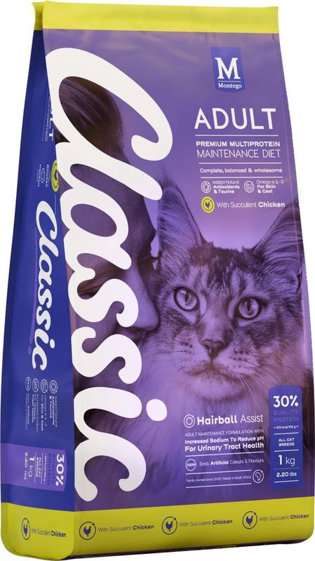 Montego Classic Cat Chicken 1KG Montego Classic Cat Chicken 1KG