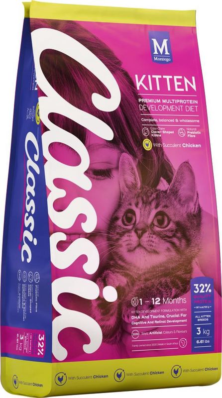 Montego Classic Kitten Chicken 3KG Montego Classic Kitten Chicken 3KG