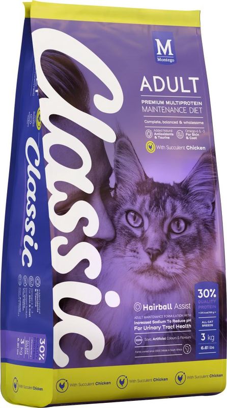Montego Classic Cat Chicken 3KG Montego Classic Cat Chicken 3KG