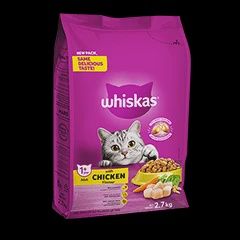 Whiskas Cat Dry Food Chicken 2.7KG