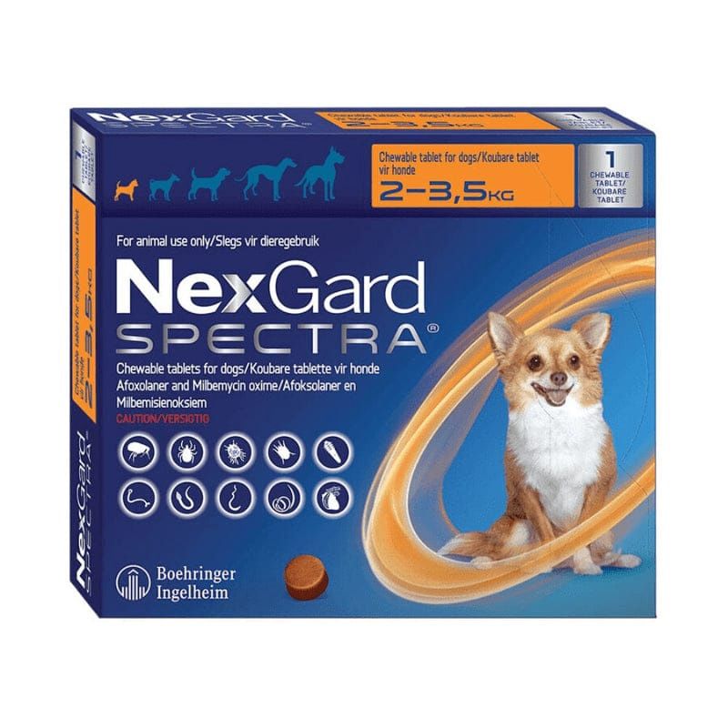 NexGard Spectra XS 2-3.5KG Single NexGard Spectra XS 2-3.5KG Single