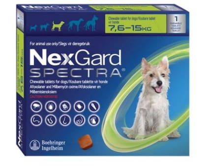 NexGard Spectra M 7.6-15KG Single NexGard Spectra M 7.6-15KG Single