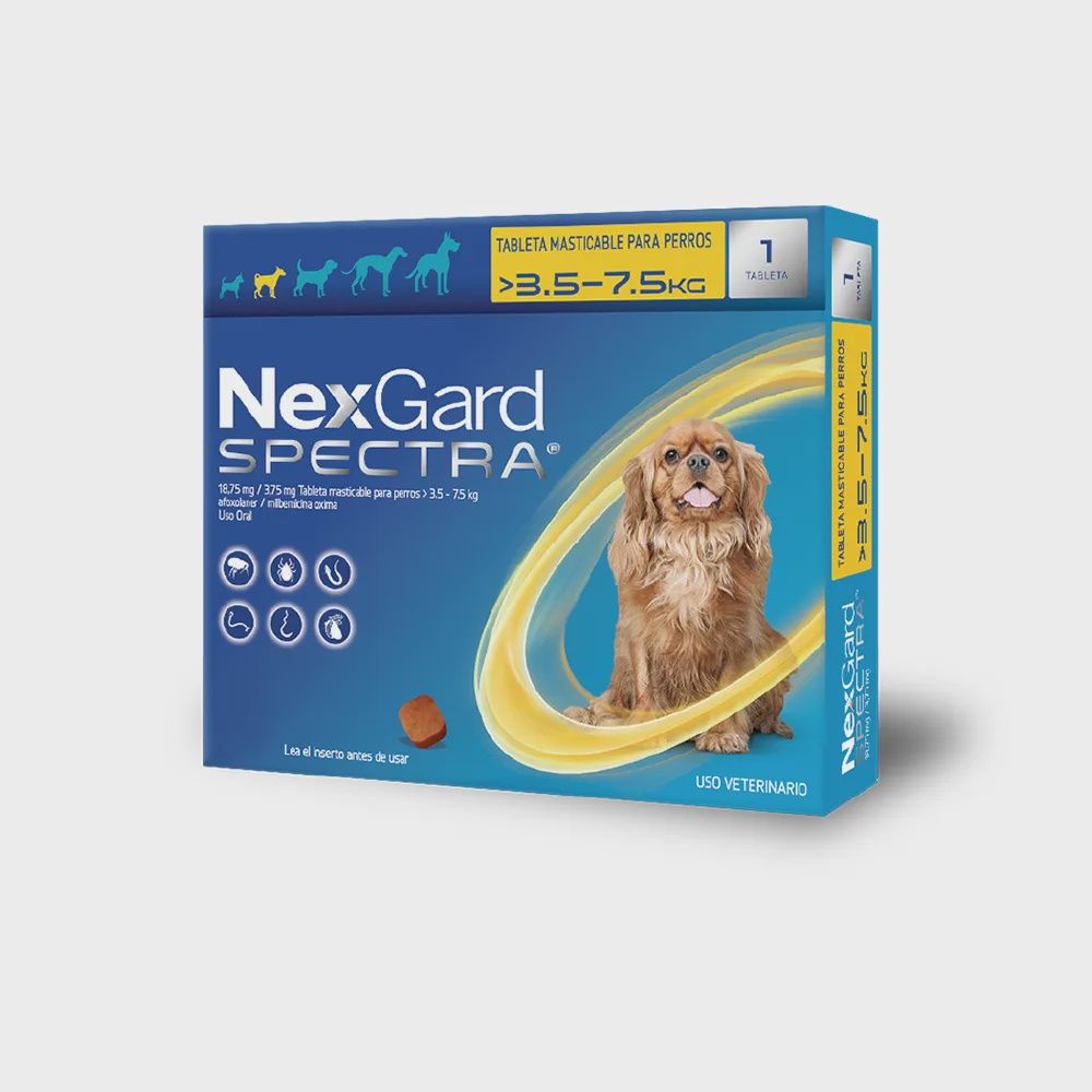 NexGard Spectra S 3.6-7.5KG Single NexGard Spectra S 3.6-7.5KG Single