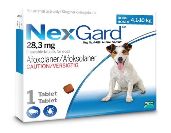 NexGard 4.1 - 10 Kg (6g) NexGard 4.1 - 10 Kg (6g)