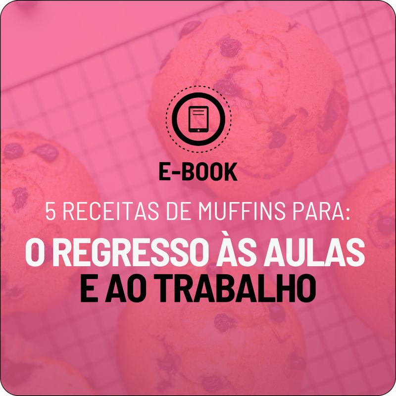 E-book - 5 Receitas de Muffins
