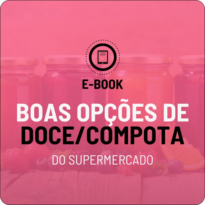 E-book - Boas Opções de Doce/Compota