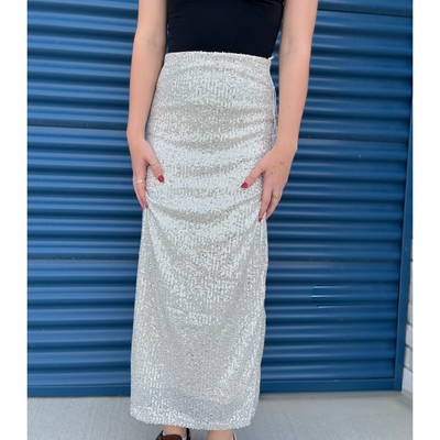 Six/Fifty | Joy Sequin Midi Skirt