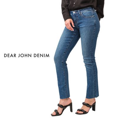 Dear John | Playback Raw Hem Straight Leg