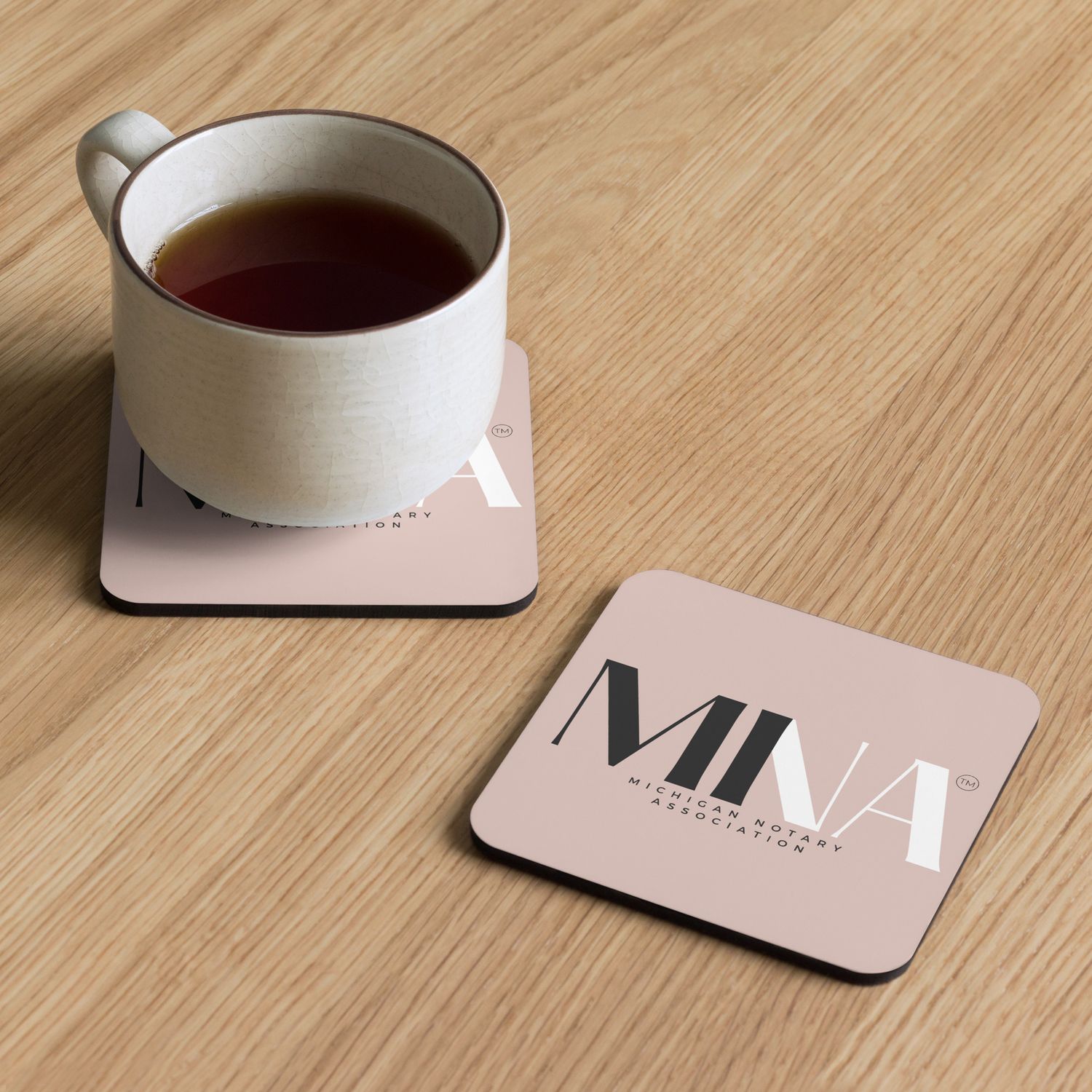 MINA Cork-back coaster