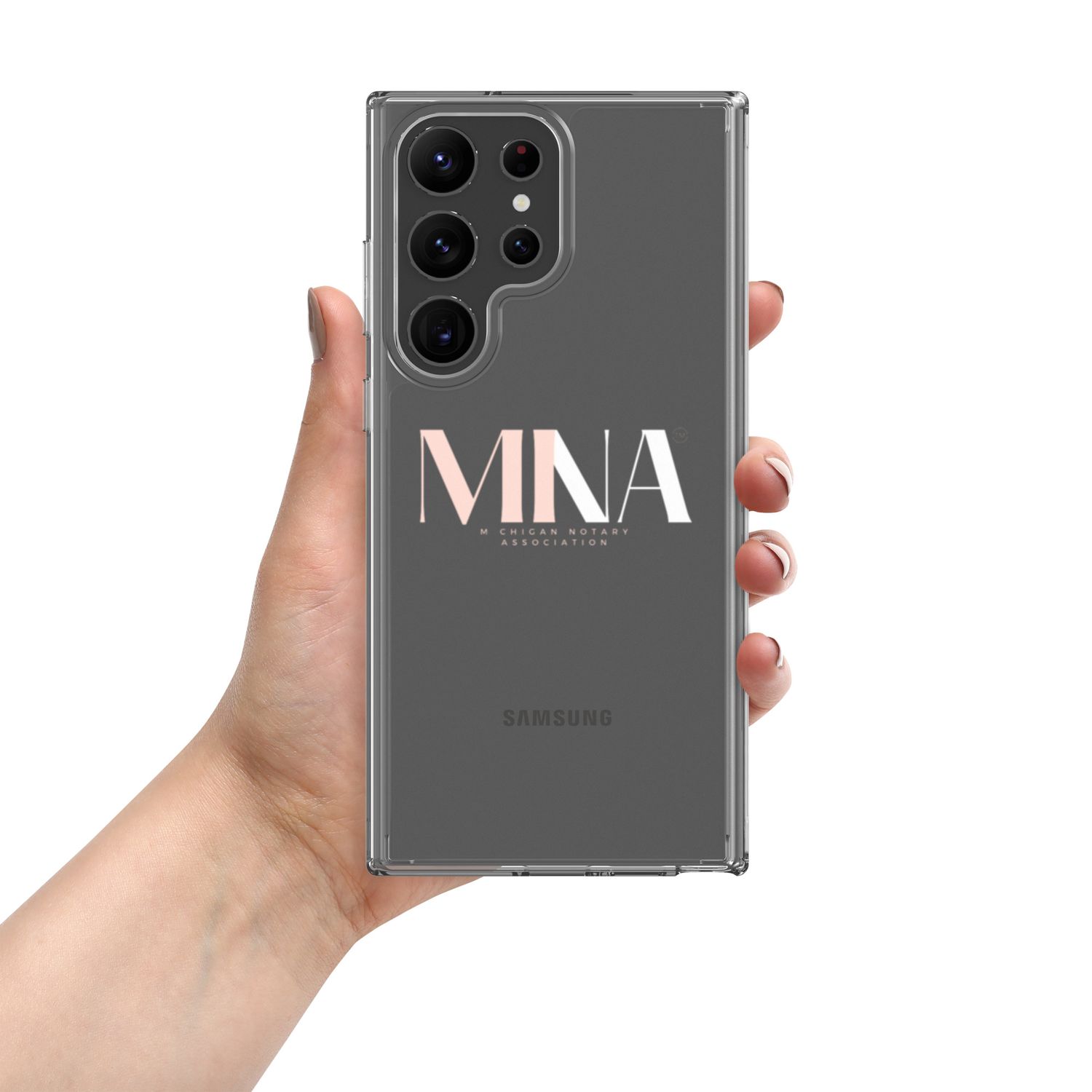 MINA Branded Clear Case for Samsung®