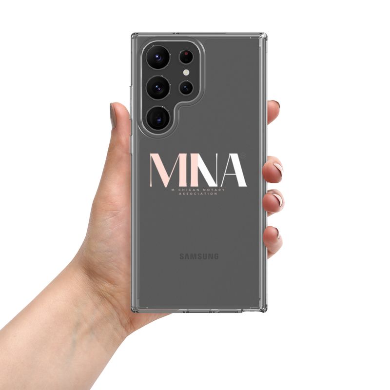 MINA Branded Clear Case for Samsung®