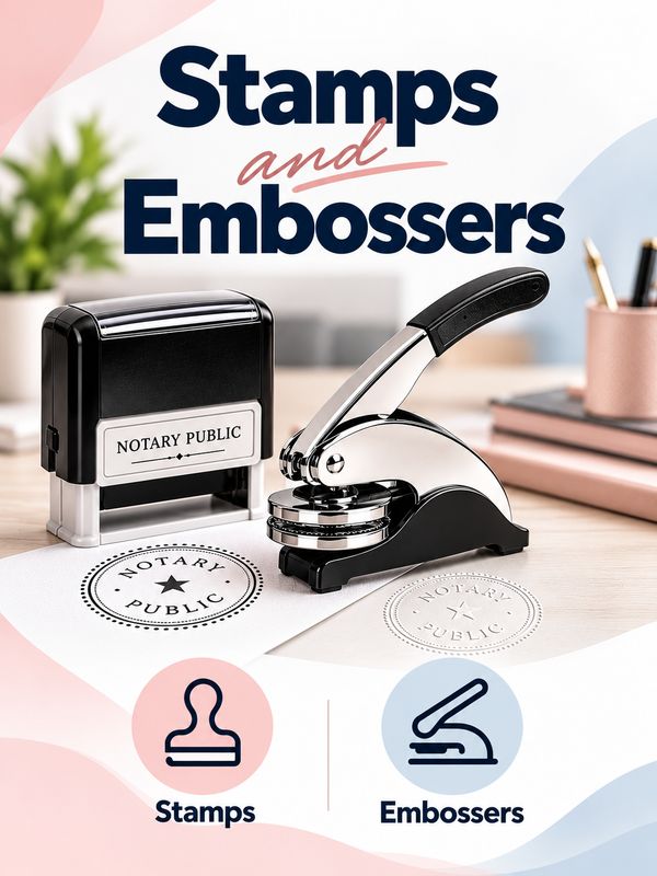 Stamps, and Embossers