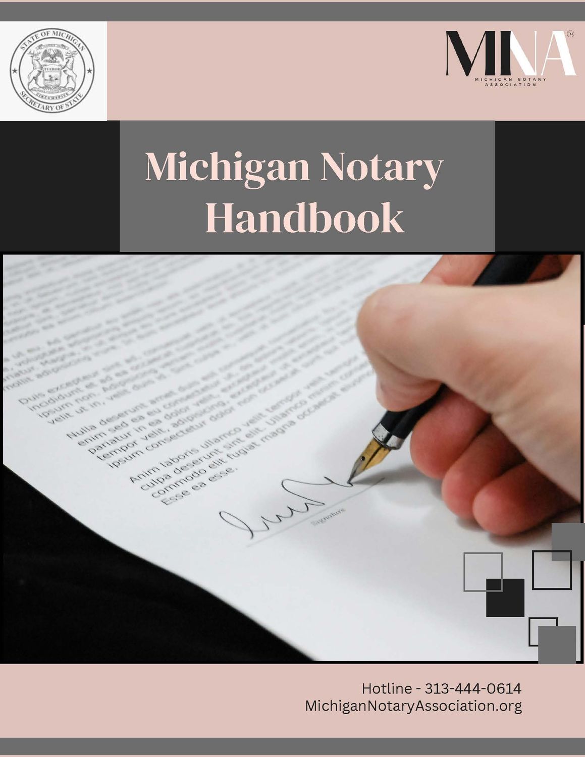Michigan Notary Handbook Printed Version