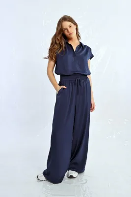 Navy Breeze Pants