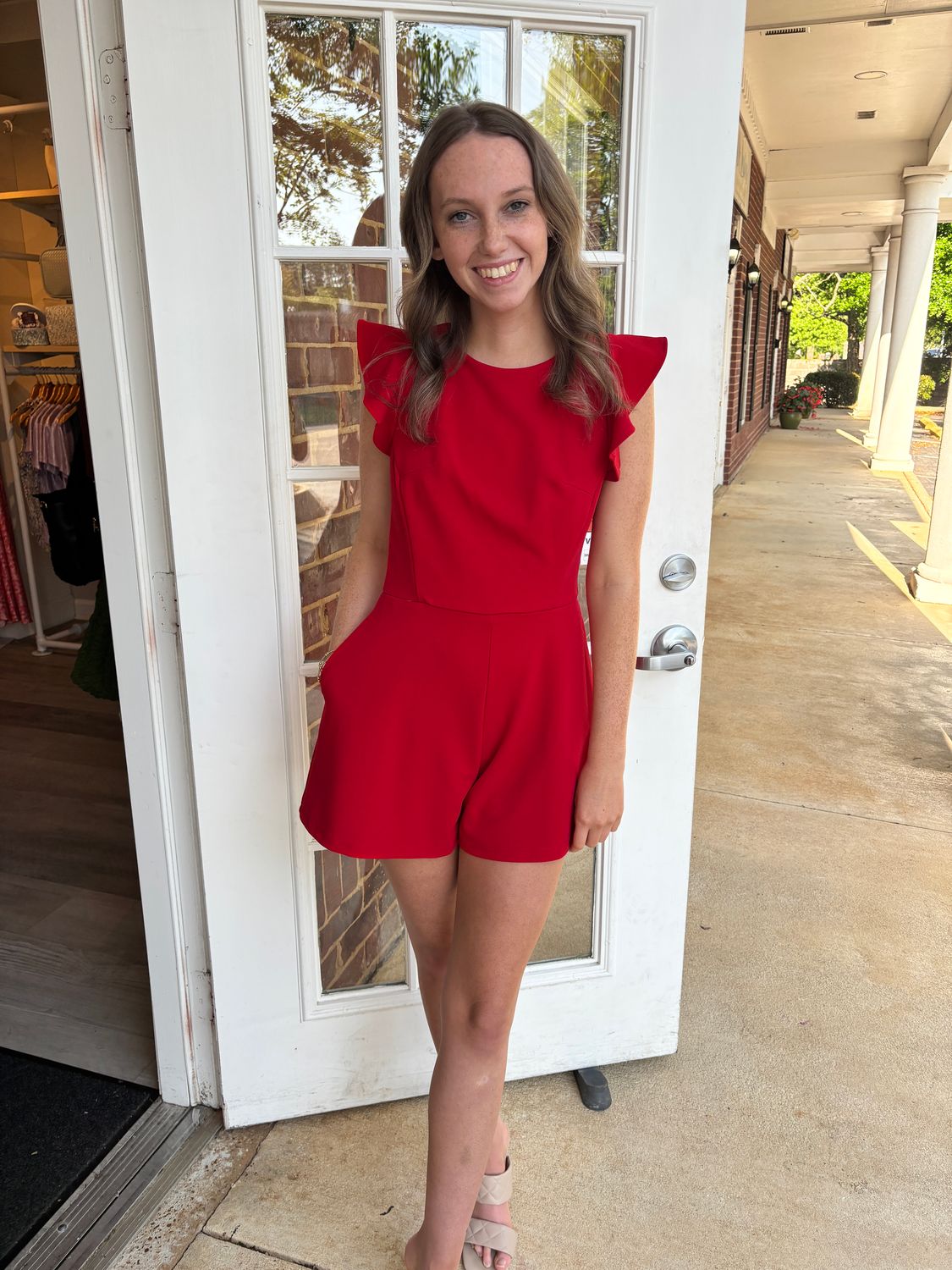 Queen of Hearts Romper
