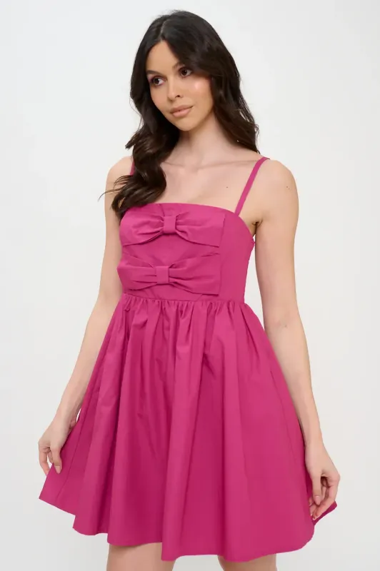 Poplin Bow Dress