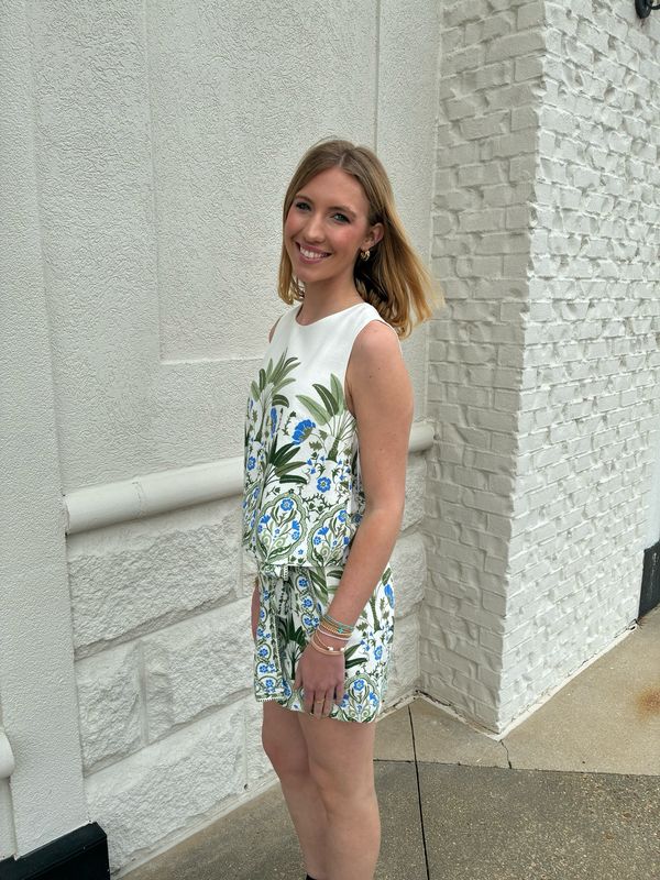 Floral Palm Top