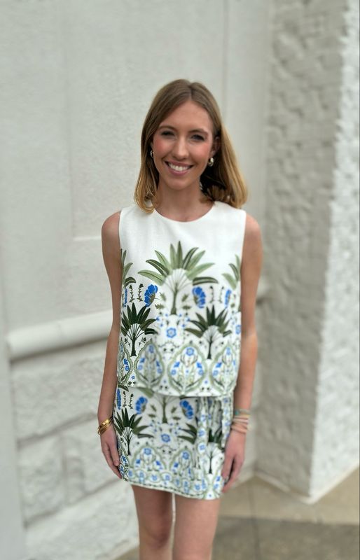 Floral Palm Top