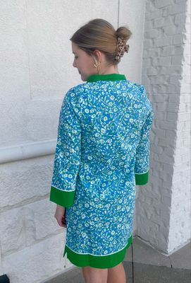 Brenda Meadow Line Dress
