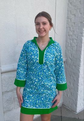 Brenda Meadow Line Dress