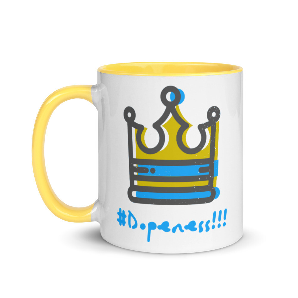 Hashtag Dopeness Mug with Color 