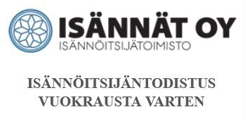 Isännöitsijäntodistus vuokrausta varten (sis. liitteet)