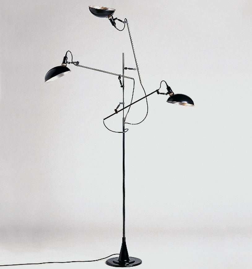 SWITCH ON STEHLEUCHTE 3-armig Industriedesign schwarz Lambert Home
