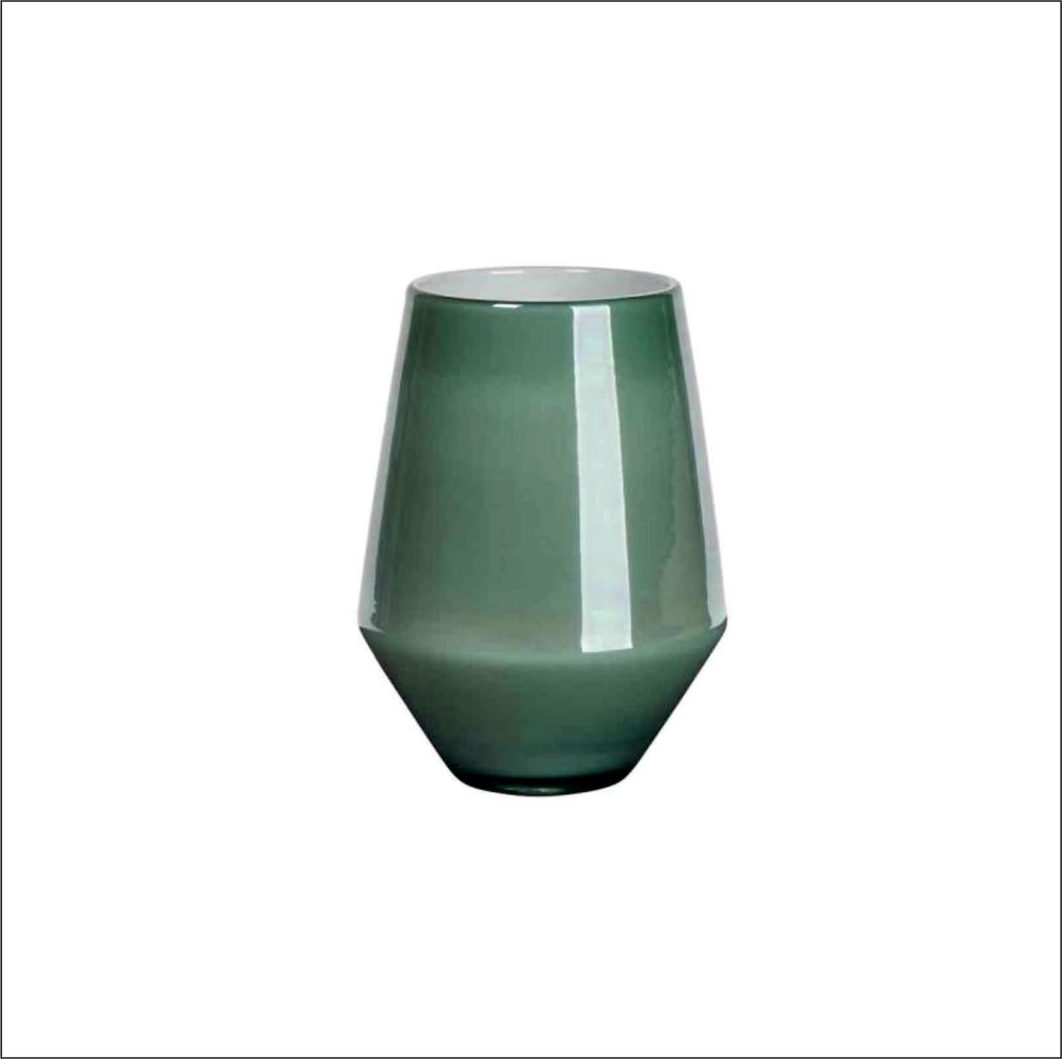 COMO VASE Lambert Home smaragd metallic H 21 cm