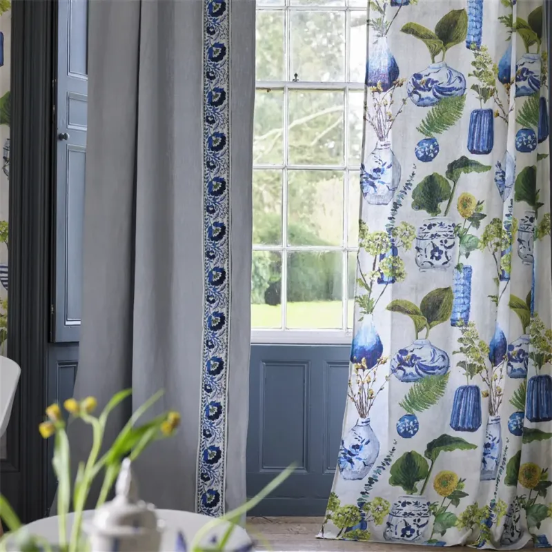 KAWANA DELFT VORHANGSTOFF Designers Guild B 135 H 300 cm