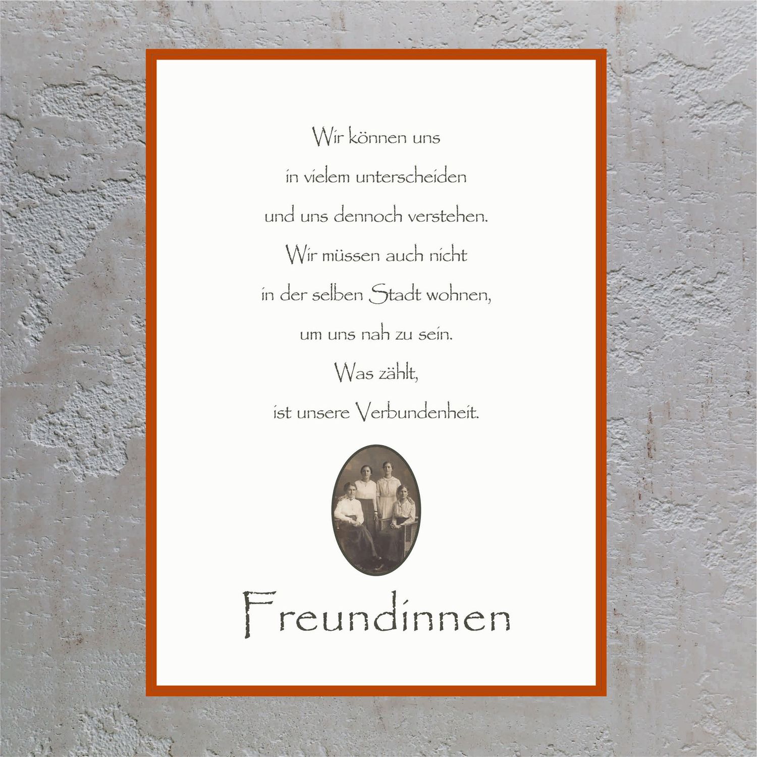 FREUNDINNEN Poster A4