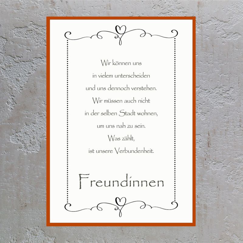 FREUNDINNEN Poster A4