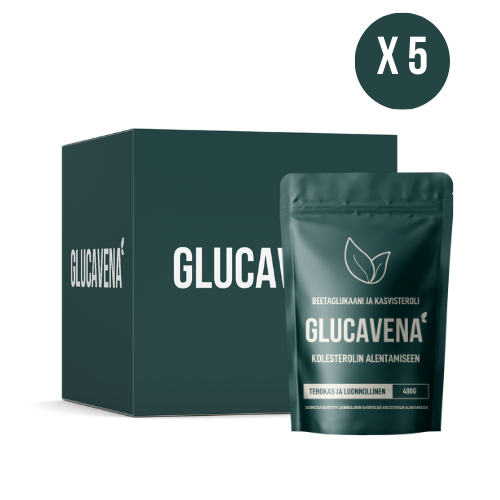 Säästöpakkaus - 5 X Glucavena ja ilmainen kuljetus