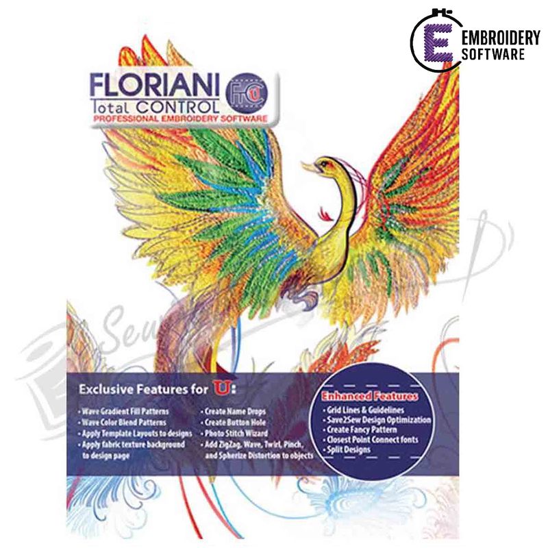 Floriani Total Control U Embroidery Software – Lifetime Activation