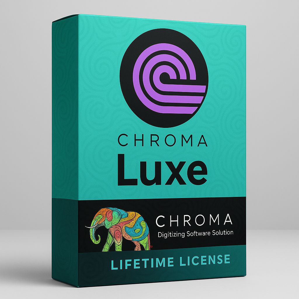 Chroma Lux 24 – Advanced Digitizing Software for Embroidery